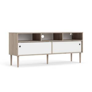 TV Tisch Penny Weiß - Holz teilmassiv - 148 x 64 x 41 cm