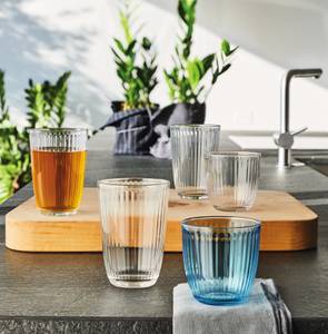 Wasserglas Line 6er Set Naturfaser - 2 x 9 x 9 cm