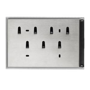 Schlüsselkasten mit Glasmagnettafel 30 x 20 cm