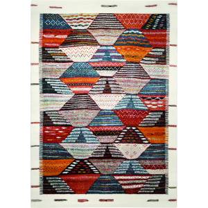 Teppich Modern Berber Orange - Kunststoff - 120 x 13 x 170 cm