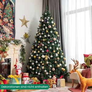 225cm künstlicher Weihnachtsbaum Grün - Kunststoff - 110 x 225 x 110 cm