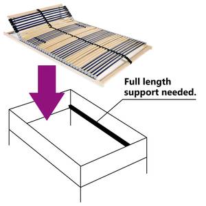 Base de lit 3014392-2 Largeur : 140 cm