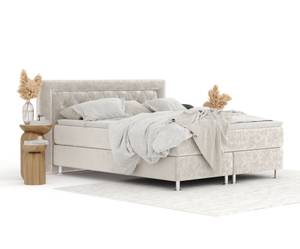 Boxspringbett Lavello Ecru - Breite: 160 cm