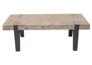 Couchtisch A15b Braun - Metall - Holzart/Dekor - Holz teilmassiv - 120 x 40 x 60 cm