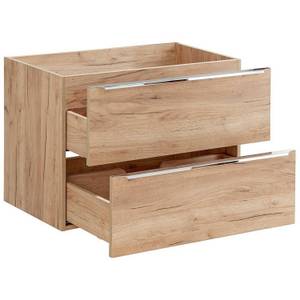 Doppelwaschtisch-Unterschrank 120cm Braun - Holzwerkstoff - 121 x 61 x 46 cm