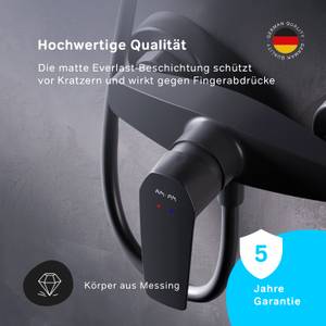 AM.PM Duscharmatur Wasserhahn Bad Schwarz