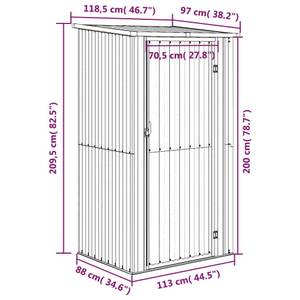 Gartenhaus 3006856 Grau