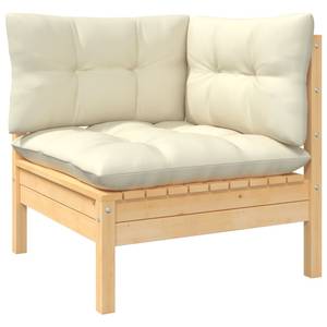 11-tlg. Garten-Lounge-Set mit Creme Creme