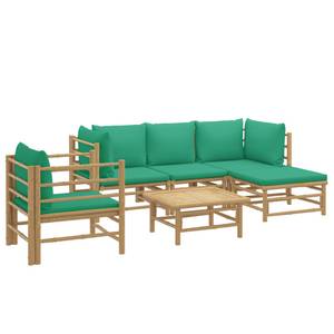 Garten-Lounge-Set 3028491-3 (6-teilig) Braun - Grün