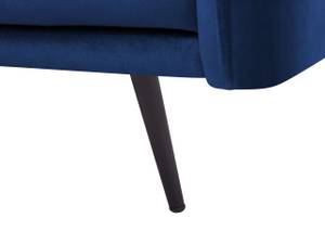 3-Sitzer Sofa VARDE Schwarz - Blau - Marineblau