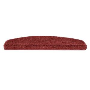 Hochflor Stufenmatte Bali Rot - 19 x 56 cm