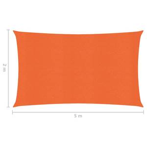 Sonnensegel 3016419-4 Orange - 500 x 200 cm