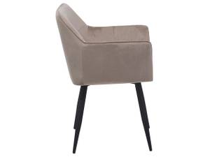 Chaise de salle à manger JASMIN Beige - Noir - Taupe