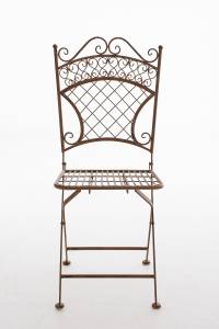 Chaises de jardin Adelar Marron