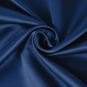 Jeu de 2 rideaux bleus Bleu - Métal - Textile - 135 x 245 x 1 cm