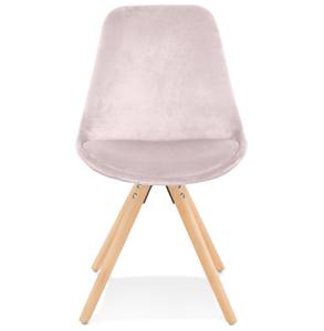 Chaise RICKY Rose foncé - Beige