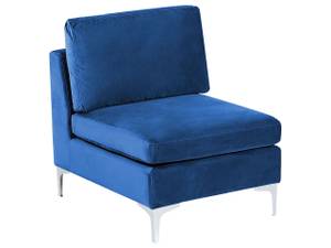 Fauteuil EVJA Bleu - Bleu marine - Largeur : 65 cm