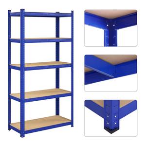 2er-Set Standregal Blau