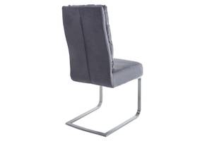 Stuhl COMFORT Grau - Metall - Textil - 44 x 100 x 61 cm