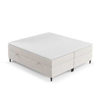 Boxspringbett Araya I Taschenfederkern Creme - Breite: 140 cm