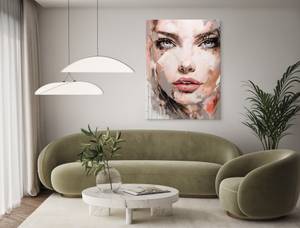 Tableau Canvas VISAGE Portrait Peinture 80 x 120 x 120 cm