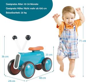 Baby-Laufrad Lauflernrad Blau - Kunststoff - 24 x 36 x 48 cm