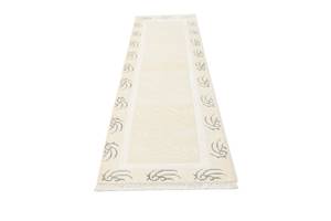 Tapis de passage Darya CCCLXIII Beige - Textile - 79 x 1 x 297 cm