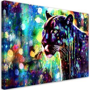 KUNSTDRUCK Prismatic Panther 2 90 x 60 cm