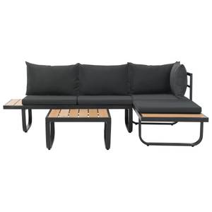 Sofa (2-teilig) 44704 Grau - Metall - 58 x 30 x 58 cm