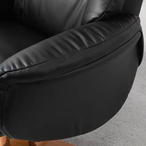 Relaxsessel mit Hocker 839-962V00BK Schwarz