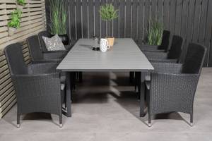 Gartenmöbel-Set Levels Schwarz - Rattan - 100 x 75 x 160 cm