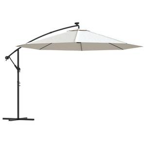 Parasol en porte-à-faux 3007815 Blanc crème