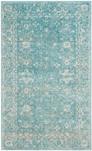 Innenteppich Rhea EVOKE Blau - Taupe - 90 x 150 cm