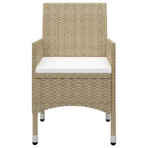 Ensemble de bistro (lot de 3) 3012962-2 Beige - Métal - Polyrotin - 42 x 43 x 42 cm