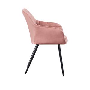 Chaise de salle à manger Camden 2 pièces Rose foncé