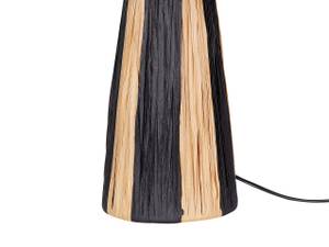 Lampe de table WELMEL Noir - Bleu - Fibres naturelles - 25 x 41 x 25 cm