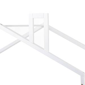 Hausbett MonetSHEFⅠ Weiß - Holzwerkstoff - Massivholz - Holzart/Dekor - 97 x 159 x 207 cm