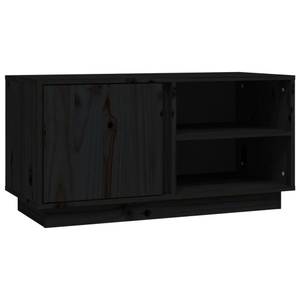 TV-Schrank D791 Schwarz - Massivholz - 35 x 41 x 80 cm