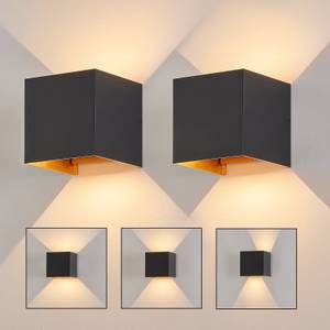 LED Wandleuchte Inspiration (2er-Set) Schwarz