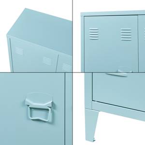 Casier de bureau métallique Oripää Bleu-gris - 80 x 90 cm