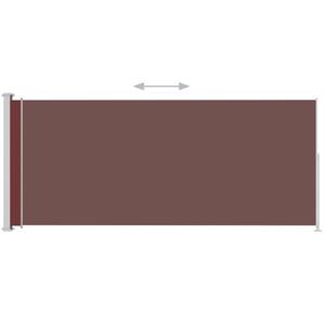 Auvent latéral 3005782 Marron - 500 x 220 cm