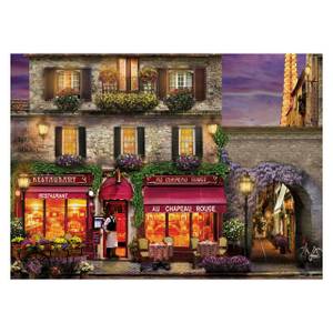 Puzzle Restaurant au Chapeau Rouge Papier - 26 x 6 x 36 cm