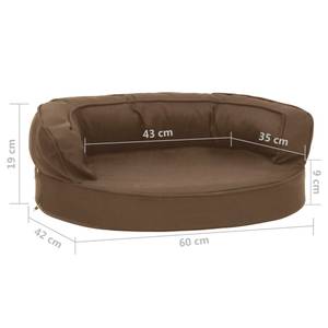 Matelas de lit pour chien 3006179 Marron - 60 x 42 cm