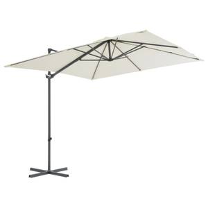 Parasol Beige - Matière plastique - 250 x 247 x 250 cm