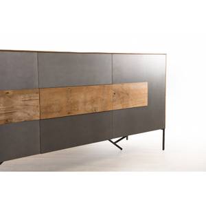 Buffet MADISON Grau - Holz teilmassiv - 45 x 78 x 167 cm