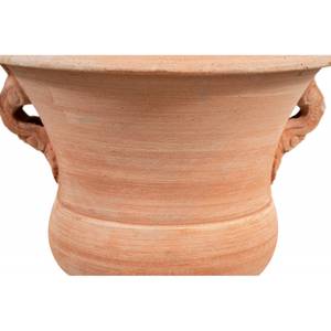 Schale Vase TERRACOTTA TOSCANA Braun - Keramik - Stein - 47 x 53 x 47 cm