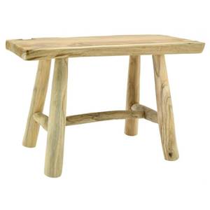 Table rectangulaire en teck massif Bois massif - 50 x 35 x 30 cm