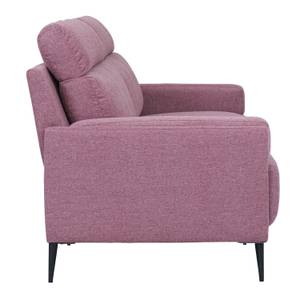 3-Sitzer Sofa Amsterdam Pink - Metall - Textil - 208 x 92 x 90 cm