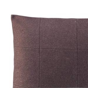 Square felt Housse de coussin décoratif Rouge - Textile - 1 x 50 x 50 cm