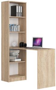 Schreibtisch mit Regal  SMART CLP Eiche Sonoma Dekor